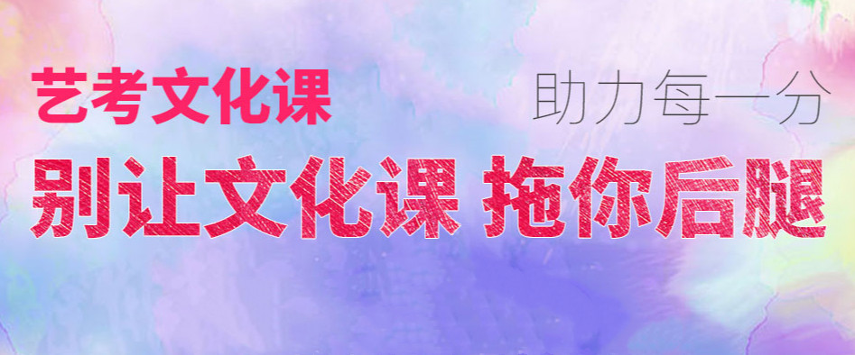 艺考文化课补习 艺考文化课补习
