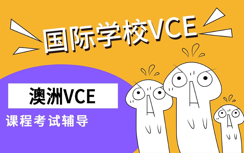 VCE课程介绍