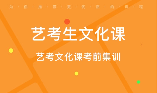 艺考生文化课辅导机构推荐
