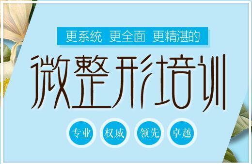 微整形医美培训机构推荐
