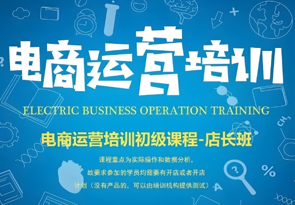 电商运营,网店经营,电商培训,运营知识学习