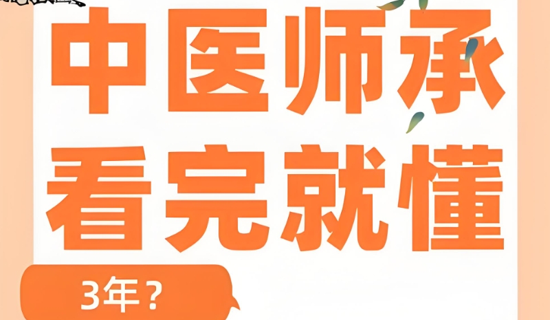 中医师承 中医师承
