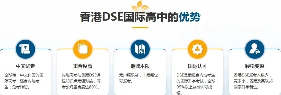 香港DSE课程，DSE国际课程培训，DSE项目课程