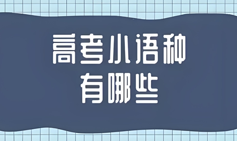 小语种培训