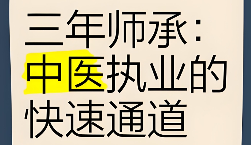 中医师承培训 中医师承培训