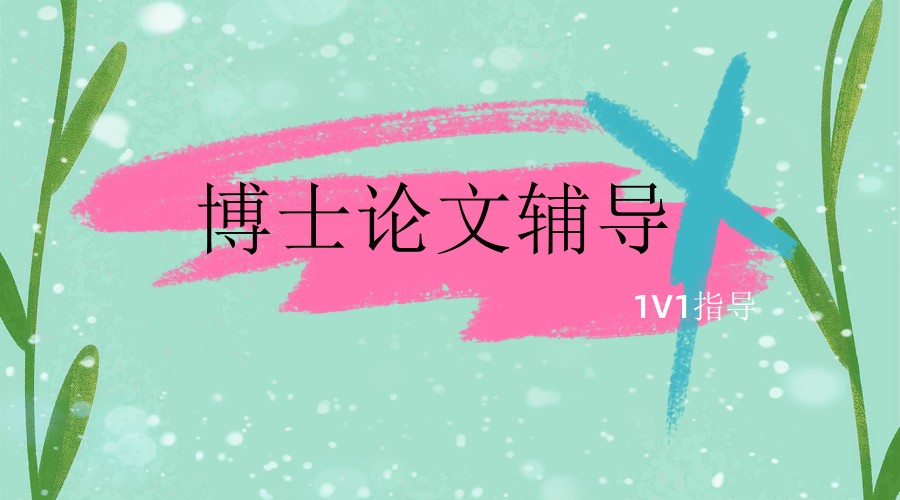博士论文辅导机构 博士论文辅导机构