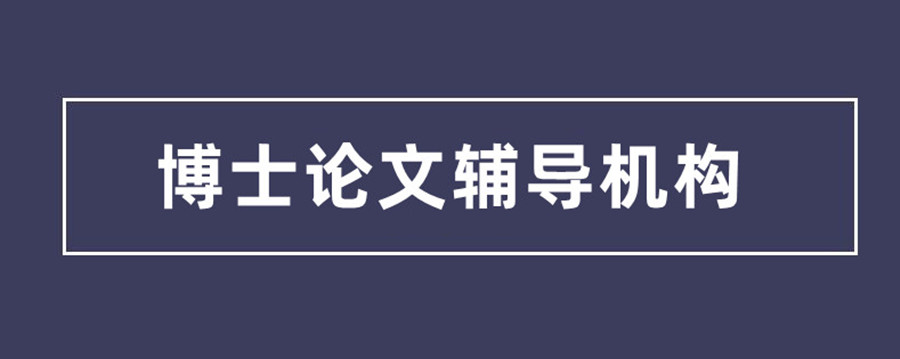 博士论文辅导靠谱中介机构