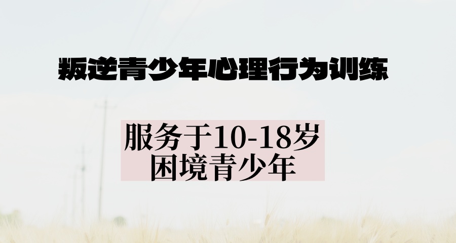 叛逆青少年心理行为训练机构 叛逆青少年心理行为训练机构